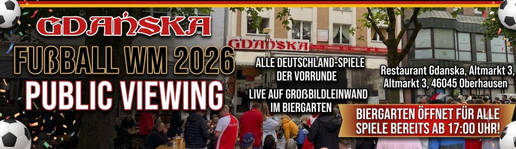 Gdanska Banner Public Viewing 2026 groß